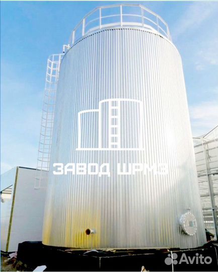Резервуар вертикальный стальной объем 2000 кубов