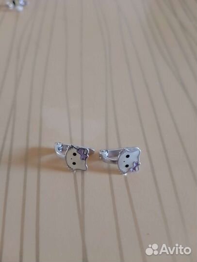 Серебряные сережки