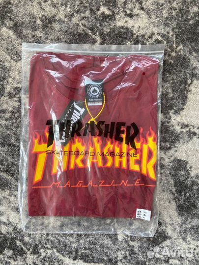 Футболка Thrasher Flame Logo “Red”