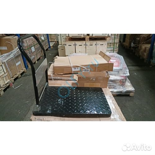 Тележка платформенная 600кг PH600 (пластиковые кол