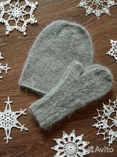 Шапка и варежки