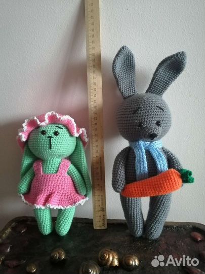 Мягкая игрушка заяц