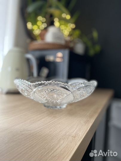 Ваза хрустальная СССР большая