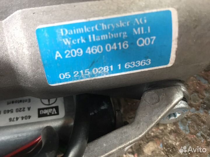 Мерседес 203 рулевая колонка