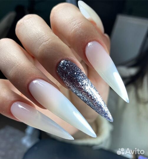 Наращивание ногтей, маникюр,педикюр