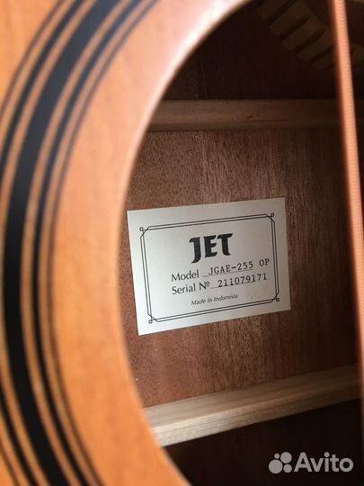 Электроакустическая гитара JET jgae-255 OP