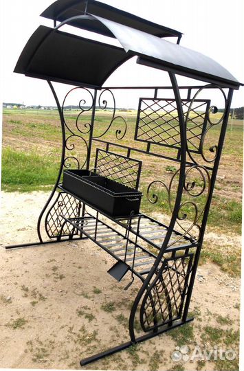 Мангал С печкой под казан