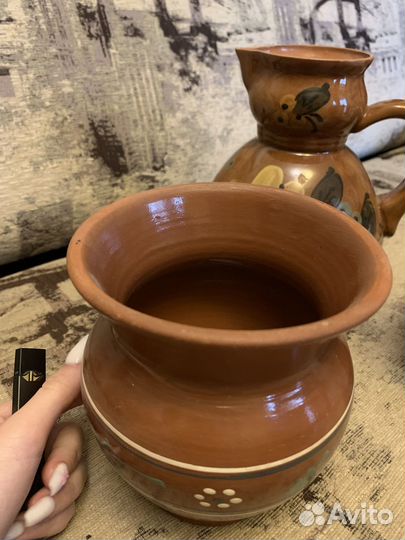 Кувшин глиняная посуда