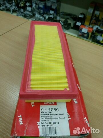 TSN 911259 Фильтр воздушный Fiat Albert, Ford Ka