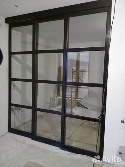 Перегородки в стиле лофт из стали