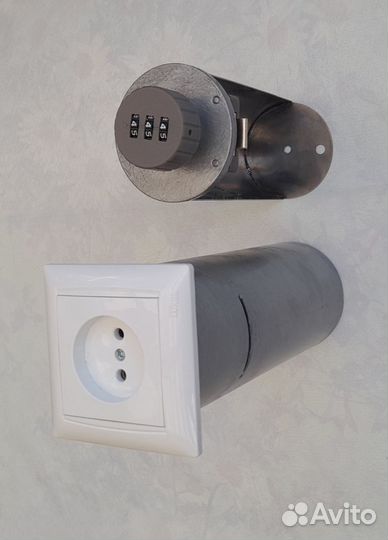 Сейф розетка с цифровым замком