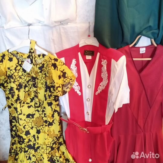Винтаж- Одежда из СССР платья,блузы халаты,пиджак