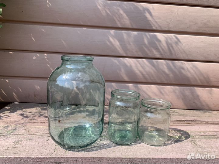 Продаю банки для заготовок 3 л, 0,5 л и 07л