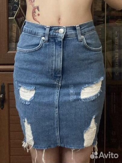 Джинсовая юбка