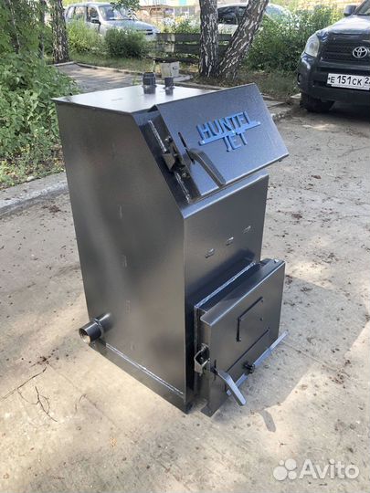 Твердотопливный котёл с увеличенной топкой