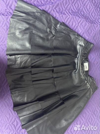 Кожаная юбка