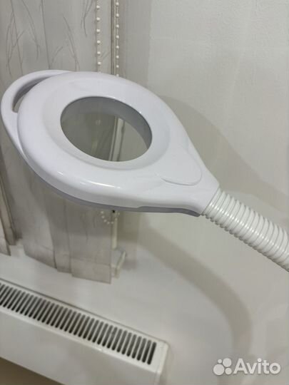 Лампа лупа напольная