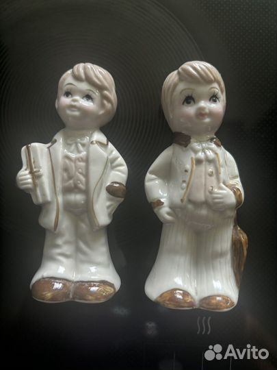 Фарфоровые статуэтки Голландские мальчики