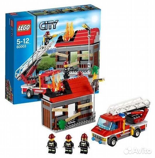 Lego City 60003 Тушение пожара.Оригинал