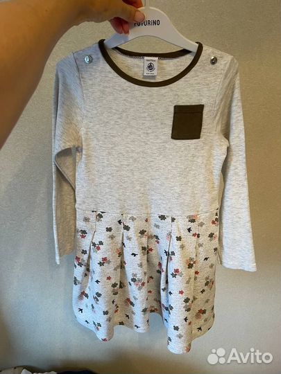 Комплект платье+жакет на 116 см Petit Bateau