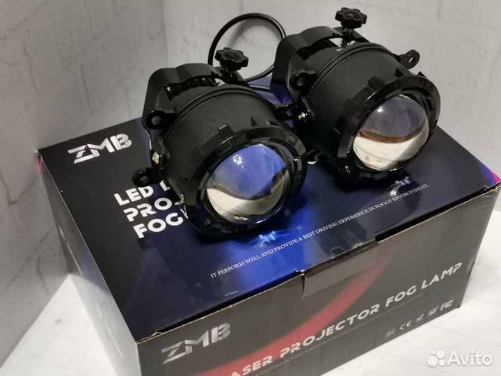 Светодиодные LED линзы птф LADA Renault Ford