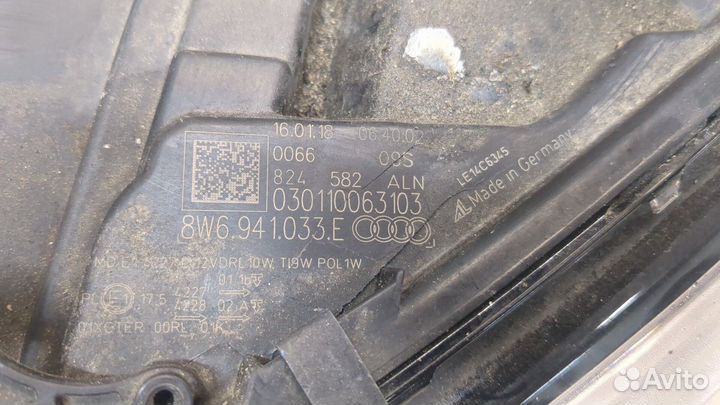 Фара (передняя) Audi A5 (F5), 2018