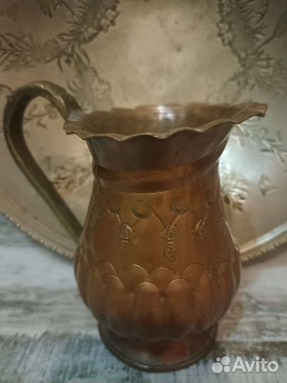 Старинные изделия из меди ручной работы