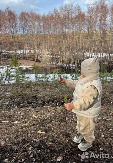 Шапка тыковка с завязками