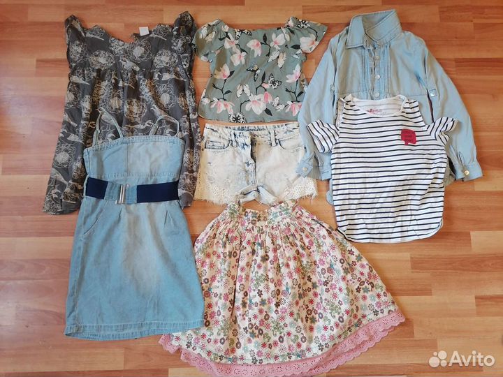 Вещи пакетом для девочки 134