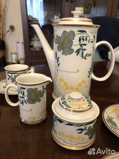 Сервиз кофейный Чехословакия конец 80-х