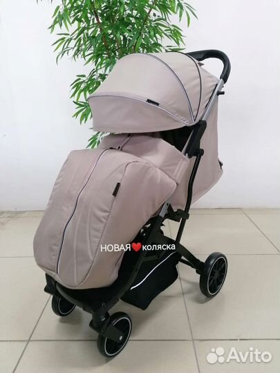 Новая коляска Luxmom V3 (бежевый)