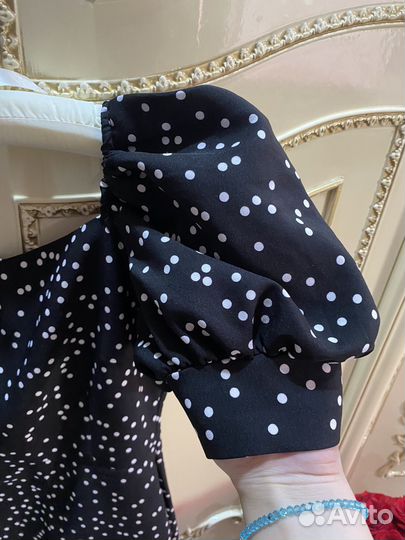 Платье в горошек