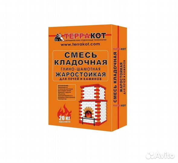 Кладочная глино-шамотная смесь