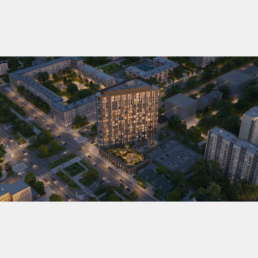 2-к. квартира, 64,3 м², 17/19 эт.