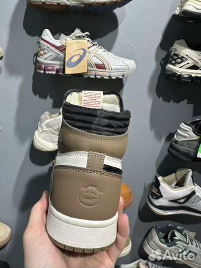 Кроссовки Nike air jordan 1 high travis scott