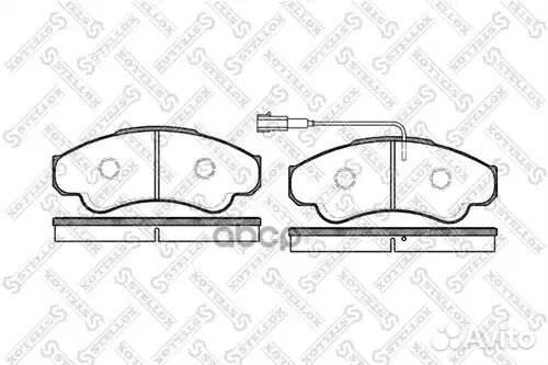 971 001-SX 960 01221947 колодки дисковые п