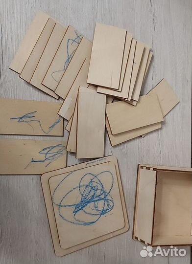 Деревянные пазлы вкладыши