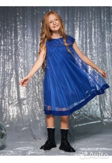 Платье нарядное для девочки трапеция