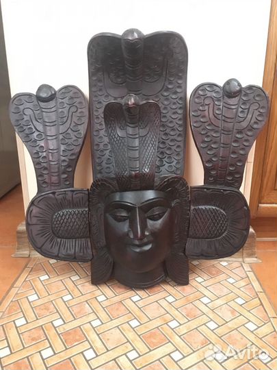 Маска деревянная