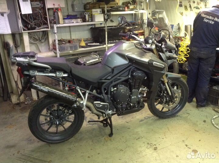 Triumph Tiger Explorer 1200 2014 глушитель TBR