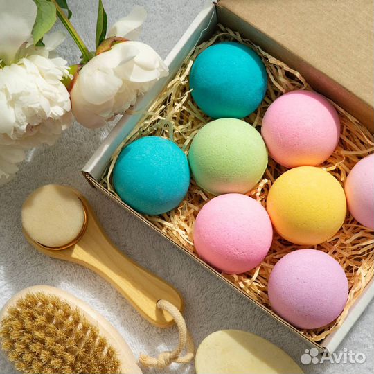 Бомбочки для ванны на любой вкус. Набор 12 шаров