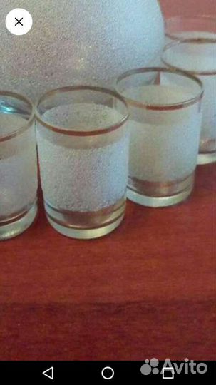 Графин с рюмками СССР