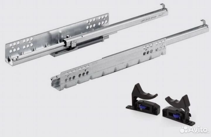 Hettich Quadro направляющие с доводчиком 400мм