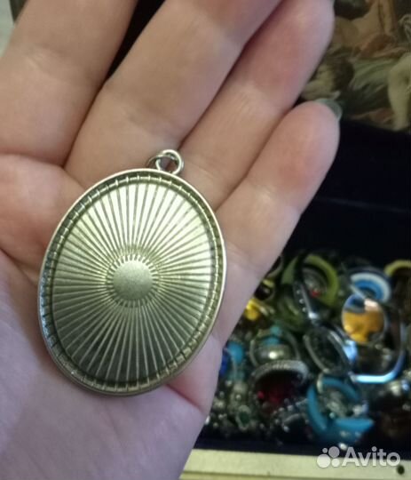 Кулон винтаж крупный