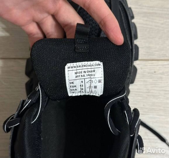 Balenciaga track 1 black оригинал