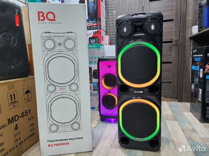 Акустическая система BQ 3008 караоке 120W корп.мдф