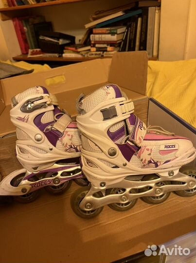 Роликовые коньки детские раздвижные