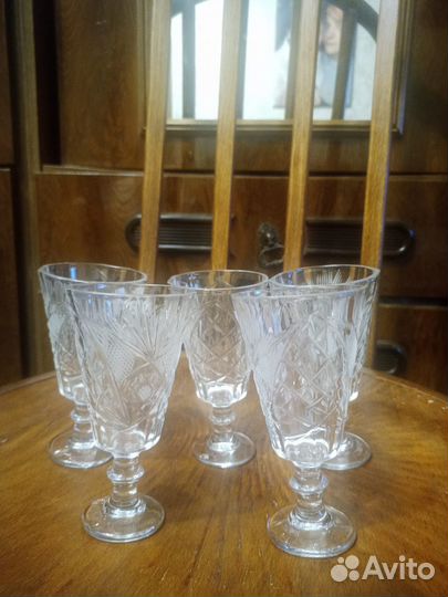 Рюмки хрусталь на ножке СССР