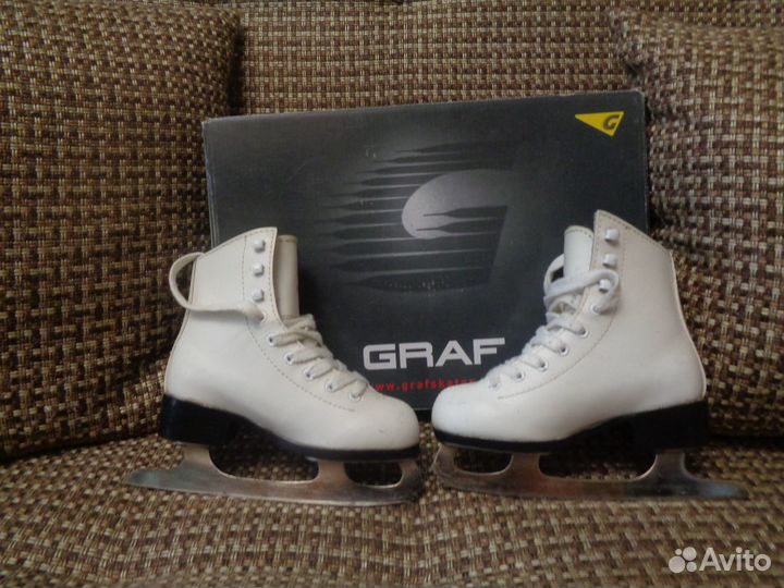 Коньки фигурные детские graf montana gold 28