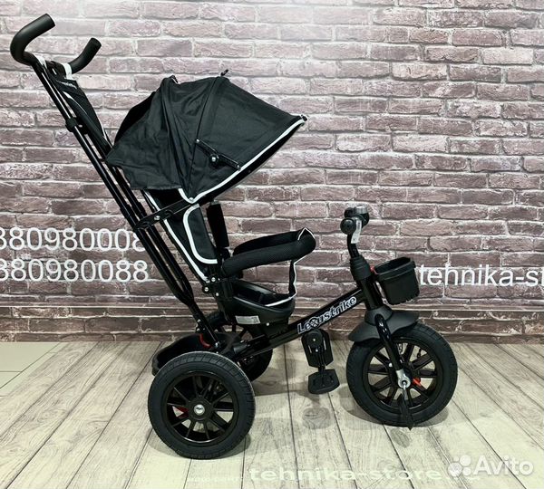 Трехколесный велосипед lexus trike 960-N1210P-B